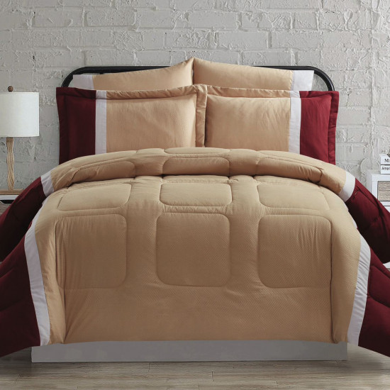 6-Piece Double Super King Size Comforter Set