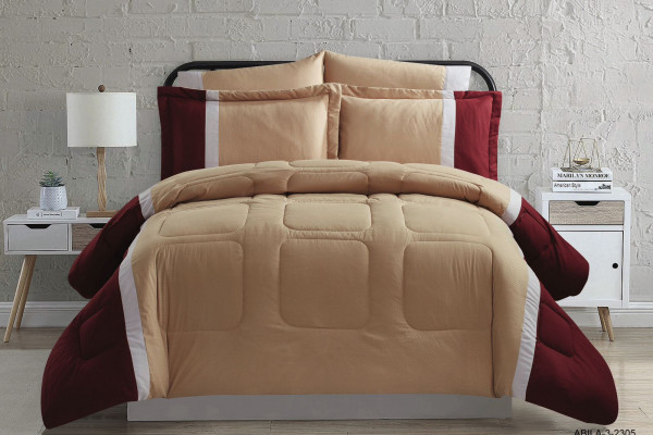 6-Piece Double Super King Size Comforter Set