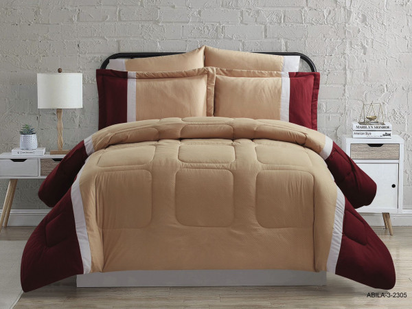 6-Piece Double Super King Size Comforter Set