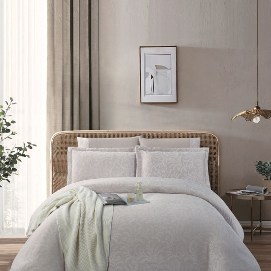 6-Piece Double Super King Jacquard Cotton Comforter Set