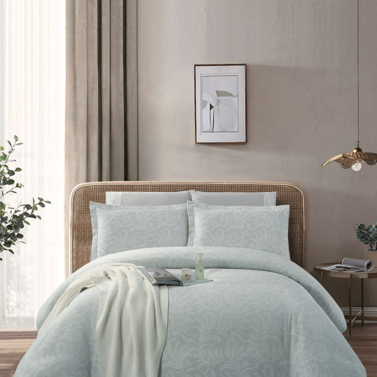 6-Piece Double Super King Jacquard Cotton Comforter Set