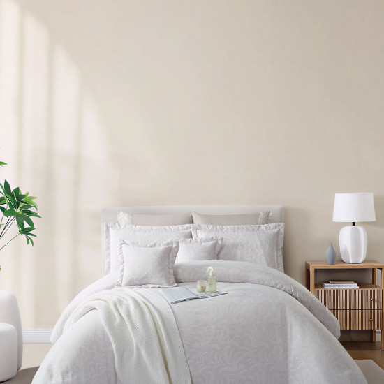 8-Piece Double Super King Jacquard Cotton Comforter Set