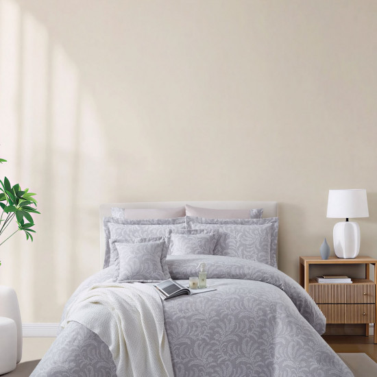 8-Piece Double Super King Jacquard Cotton Comforter Set