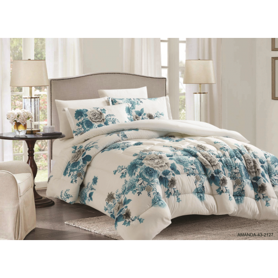 4PC SINGLE COMFORTER SET