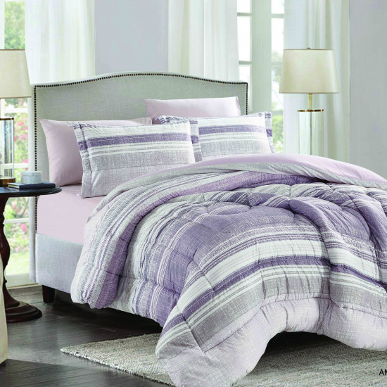 6-Piece Double Super King Size Comforter Set