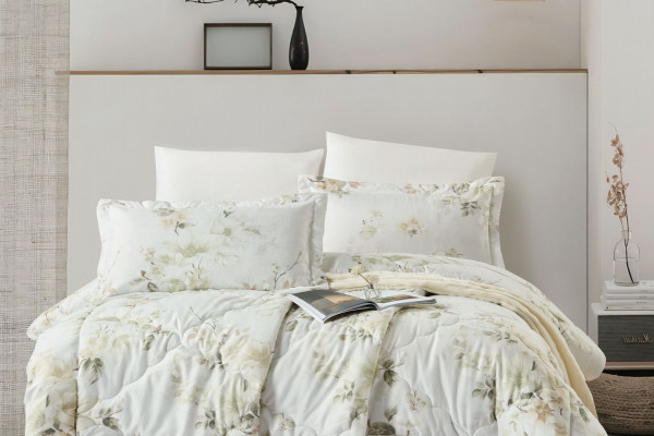 6-Piece Double Super King Size Comforter Set