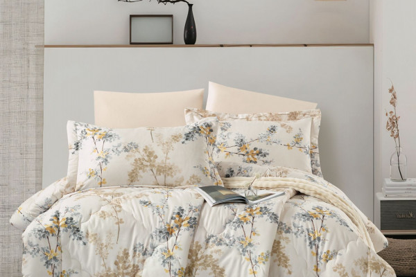 6-Piece Double Super King Size Comforter Set