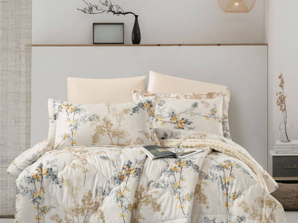 6-Piece Double Super King Size Comforter Set