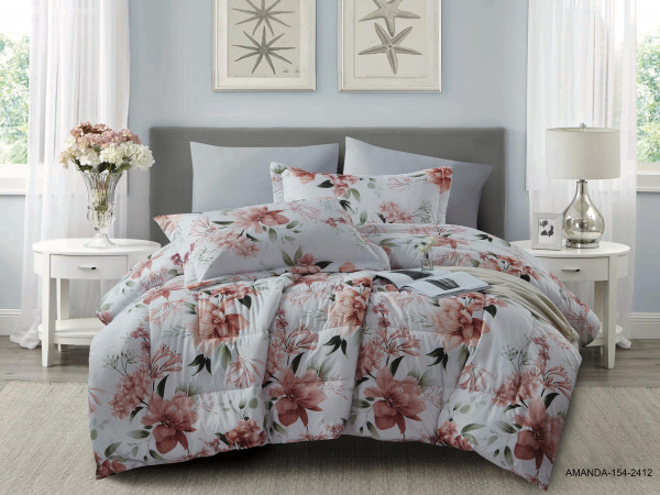 6-Piece Double Super King Size Comforter Set