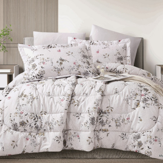 6-Piece Double Super King Size Comforter Set 6-Piece Double Super King Size Comforter Set