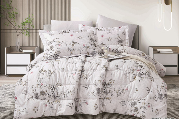 6-Piece Double Super King Size Comforter Set