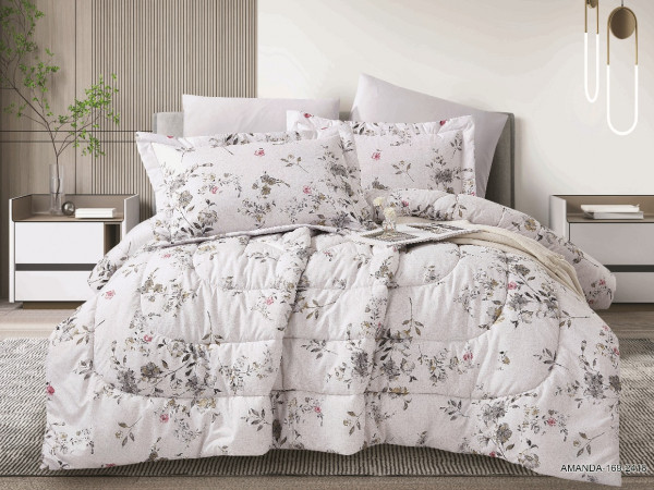 6-Piece Double Super King Size Comforter Set