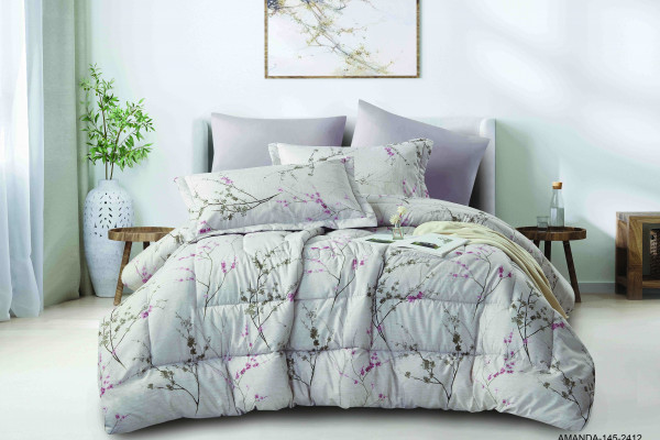 6-Piece Double Super King Size Comforter Set