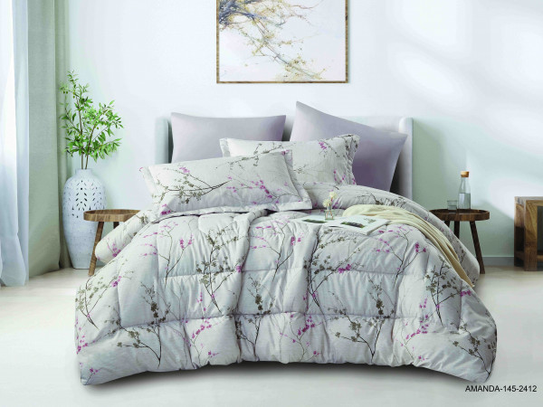6-Piece Double Super King Size Comforter Set
