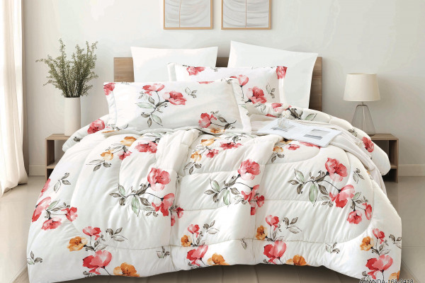 6-Piece Double Super King Size Comforter Set