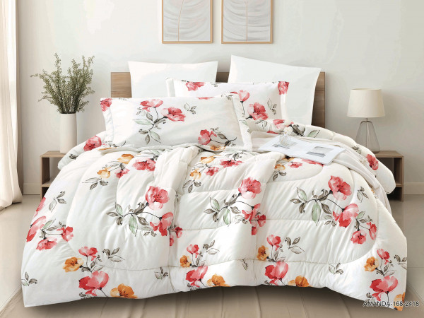 6-Piece Double Super King Size Comforter Set