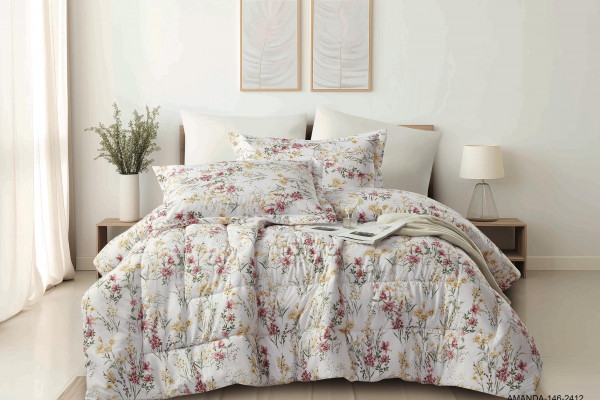 6-Piece Double Super King Size Comforter Set