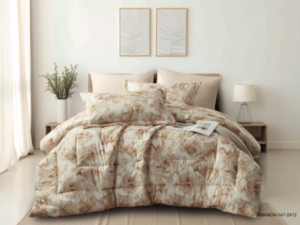 6-Piece Double Super King Size Comforter Set