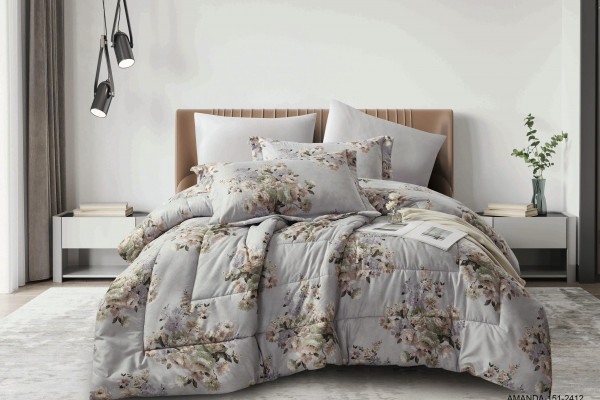 6-Piece Double Super King Size Comforter Set