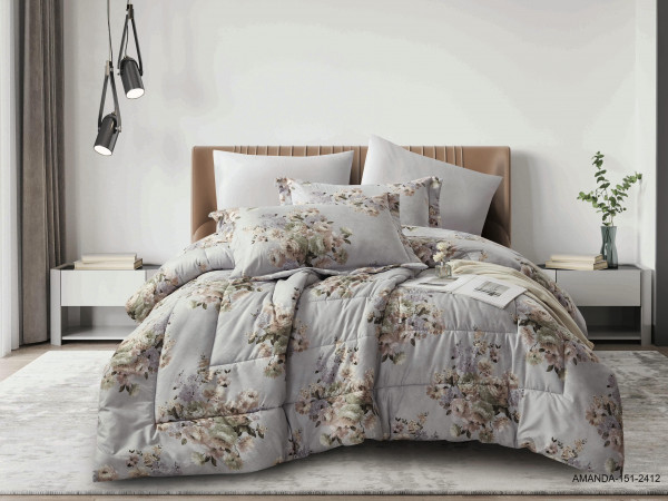 6-Piece Double Super King Size Comforter Set