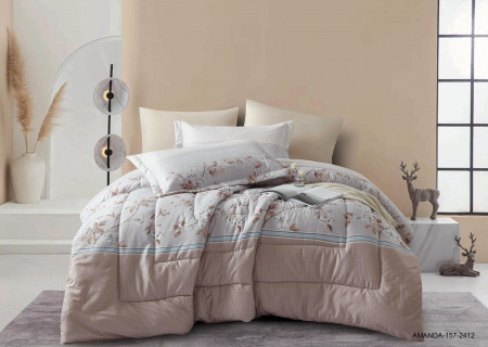 6-Piece Double Super King Size Comforter Set