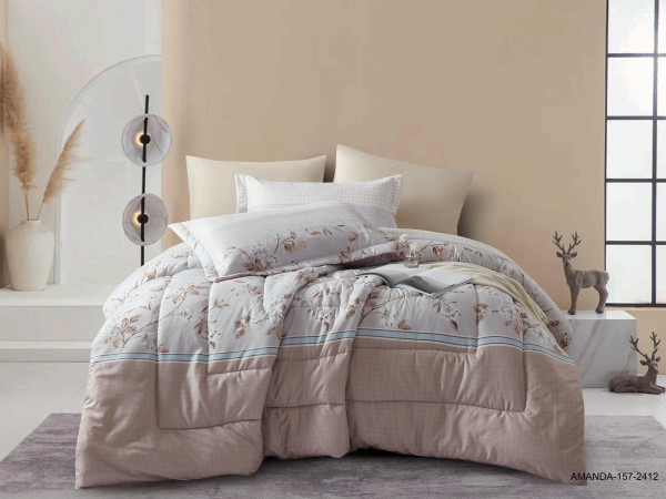 6-Piece Double Super King Size Comforter Set