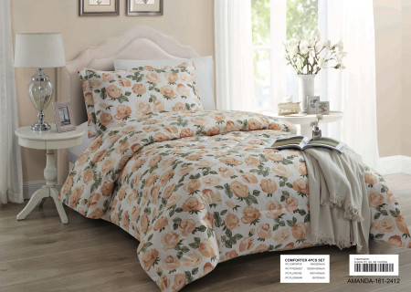 4-Piece Single Size Comforter Set