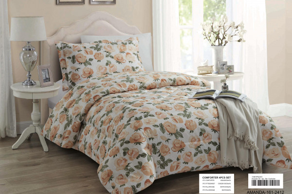 4-Piece Single Size Comforter Set