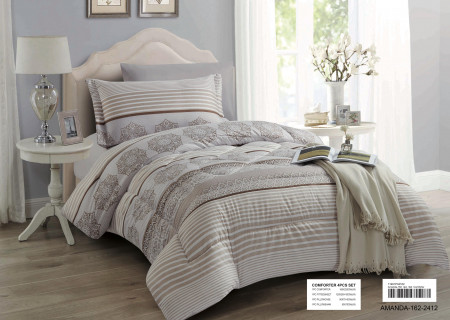 4-Piece Single Size Comforter Set