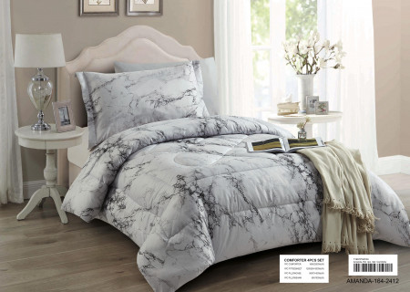 4-Piece Single Size Comforter Set