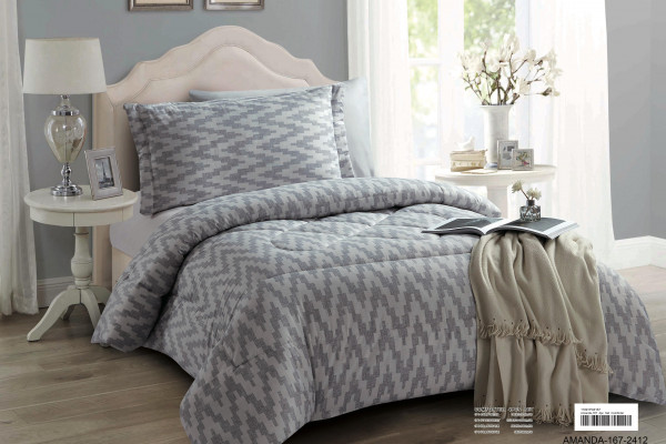 4-Piece Single Size Comforter Set