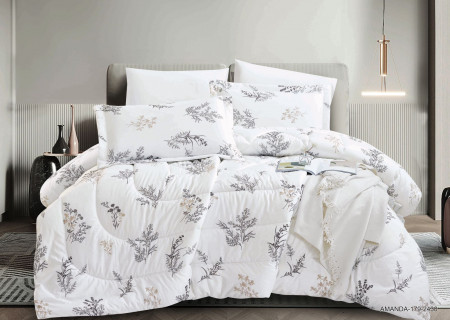6-Piece Double Super King Size Comforter Set