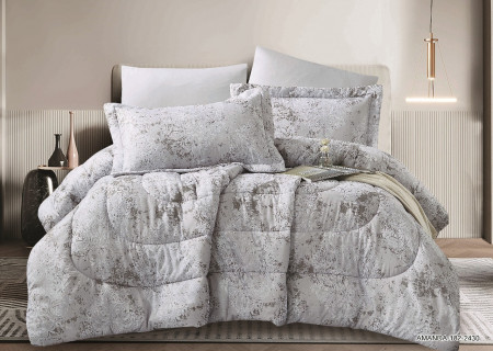 6-Piece Double Super King Size Comforter Set