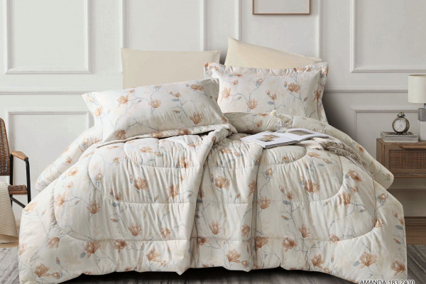 6-Piece Double Super King Size Comforter Set