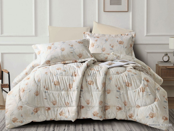 6-Piece Double Super King Size Comforter Set