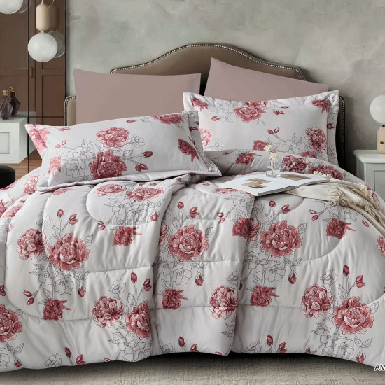 6-Piece Double Super King Size Comforter Set 6-Piece Double Super King Size Comforter Set