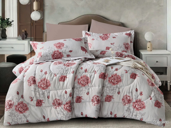 6-Piece Double Super King Size Comforter Set