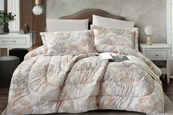 6-Piece Double Super King Size Comforter Set