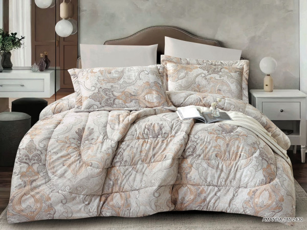 6-Piece Double Super King Size Comforter Set