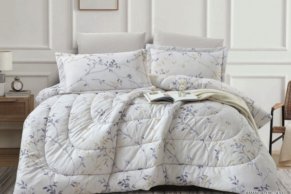 6-Piece Double Super King Size Comforter Set