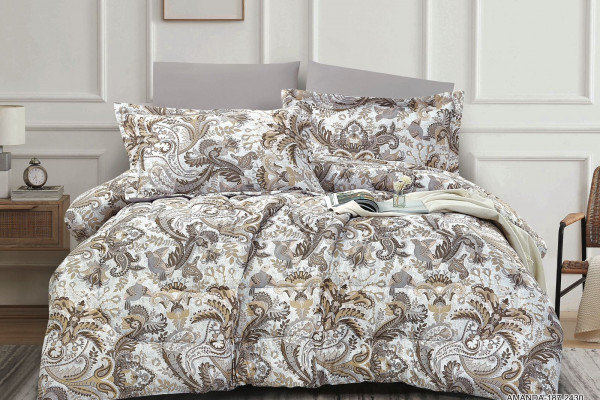 6-Piece Double Super King Size Comforter Set