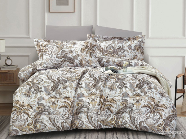6-Piece Double Super King Size Comforter Set