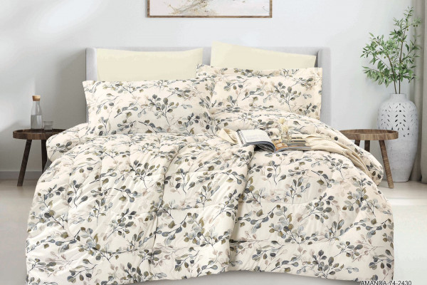 6-Piece Double Super King Size Comforter Set