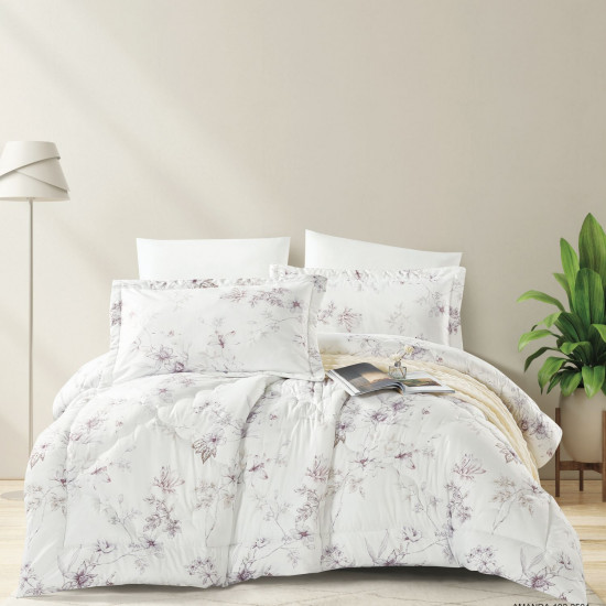 6-Piece Double Super King Size Comforter Set 6-Piece Double Super King Size Comforter Set