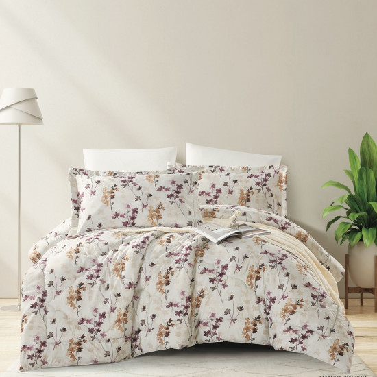 6-Piece Double Super King Size Comforter Set 6-Piece Double Super King Size Comforter Set