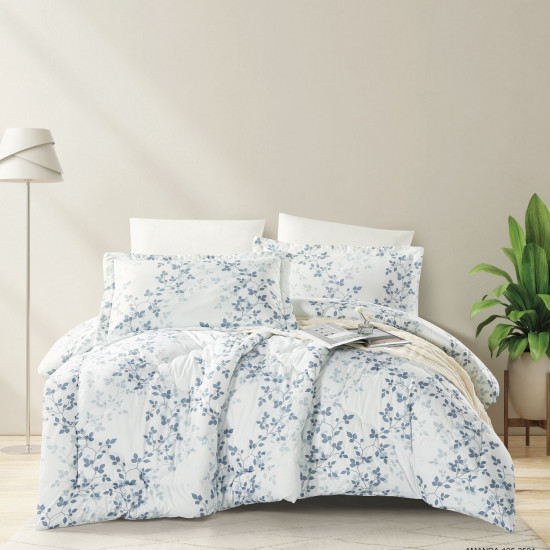 6-Piece Double Super King Size Comforter Set 6-Piece Double Super King Size Comforter Set