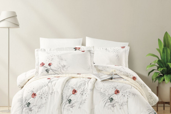 6-Piece Double Super King Size Comforter Set
