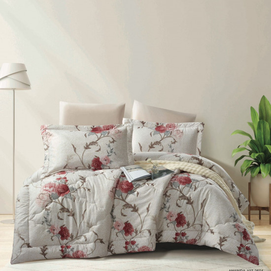 6-Piece Double Super King Size Comforter Set 6-Piece Double Super King Size Comforter Set