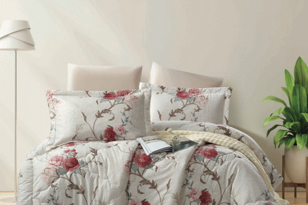 6-Piece Double Super King Size Comforter Set