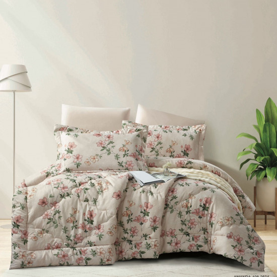 6-Piece Double Super King Size Comforter Set 6-Piece Double Super King Size Comforter Set
